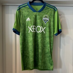 Adidas Official Seattle Sounders Replica Soccer Jersey
